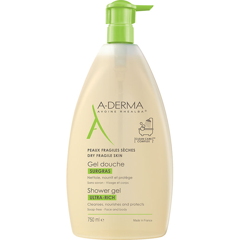 ADERMA Gel Douche Surgras - 750ML