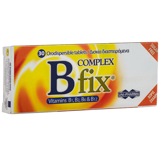 UNI-PHARMA B Complex Fix 30 Caps