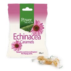  POWER HEALTH Echinacea Caramels Καραμέλες Εχινάκειας 60gr, fig. 1 