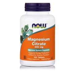 NOW FOODS Magnesium Citrate 200 mg 100tabs