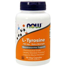 NOW FOODS L-Tyrosine 750 mg 90caps