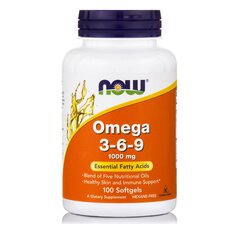 NOW FOODS Omega 3-6-9 1000 mg 100 Gels