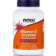 NOW FOODS Vitamin C Crystals vegeterian 8 Oz 227gr