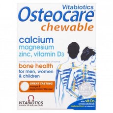 VITABIOTICS Osteocare Chewable Ασβέστιο, Μαγνήσιο & Βιταμίνη D 30Tabs