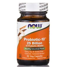 NOW FOODS Probiotic-10 25 Billion 50Vcaps
