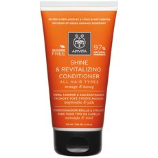 APIVITA Shine & Revitalizing Conditioner Κρέμα Λάμψης & Αναζωογόνησης για Όλους τους Τύπους Μαλλιών με Πορτοκάλι και Μέλι 150ml