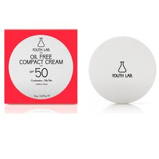 YOUTH LAB Oil Free Compact Cream Spf 50 Αντιηλιακή κρέμα compact για ματ αποτέλεσμα στο Μικτό/Λιπαρό δέρμα Μεσαία Απόχρωση 10gr