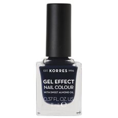 KORRES Gel Effect Nail Colour No. 88 Steel Blue Βερνίκι Νυχιών 11ml