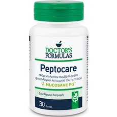 Doctor's Formulas Peptocare Φόρμουλα που συμβάλλει στη φυσιολογική λειτουργία του Πεπτικού, 30 κάψουλες
