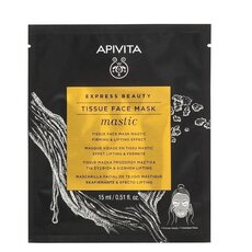  APIVITA Express Beauty Tissue Μάσκα Προσώπου με Μαστίχα για Σύσφιξη 15ml, fig. 1 