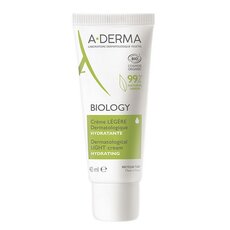  A-DERMA Biology Creme Legere Hydrating Light Cream Ενυδατική Κρέμα με Ελαφριά Υφή 40ml, fig. 1 