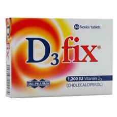  UNI-PHARMA D3 FIX 1200IU (Vitamin D3) 60 Tabs, fig. 1 