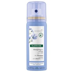  KLORANE Dry shampoo με Βιολογικό Λινάρι Ξηρό Σαμπουάν για Όγκο με Ίνες Βιολογικού Λιναριού, 50ml, fig. 1 