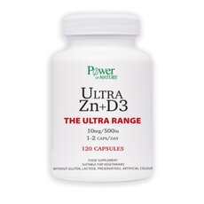  POWER HEALTH Ultra ZN+D3, The Ultra Range 10mg, 1-2Caps/Day, 120caps, fig. 1 
