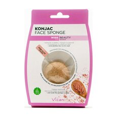  VICAN Wise Beauty Konjac Face Sponge With Pink Clay Powder, fig. 1 