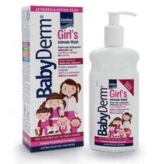  INTERMED Babyderm Girl’s intimate wash Υγρό καθαρισμού ευαίσθητης περιοχής κοριτσιών από 0-12ετών, 300ml, fig. 1 