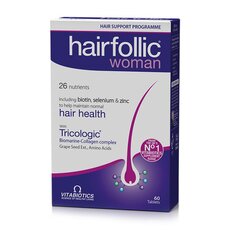  VITABIOTICS Wellwoman Hairfollic Women Συμπλήρωμα για την Γυναικεία Τριχόπτωση 60s, fig. 1 