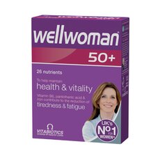  VITABIOTICS Wellwoman 50+ Συμπλήρωμα Ειδικά Σχεδιασμένη για Γυναίκες άνω των 50 Ετών, 30Tabs, fig. 1 