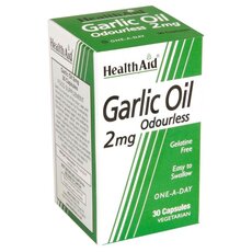  HEALTH AID Garlic Oil 2mg Odourless 30Caps, fig. 1 