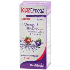  HEALTH AID Kidz Omega Παιδικά Ιχθυέλαια Υγρό Πόσιμο 200ml, fig. 1 