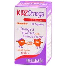  HEALTH AID Kidz Omega Παιδικά Ιχθυέλαια 60 Μασώμενα Δισκία, fig. 1 