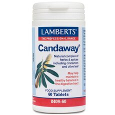 LAMBERTS Candaway Ισορροπία στο Πεπτικό Σύστημα 60 Tablets