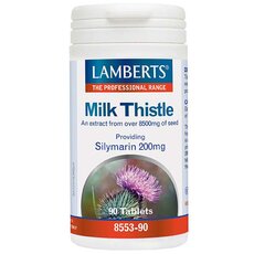LAMBERTS Milk Thistle Providing Silymarin 200mg 90 Tablets