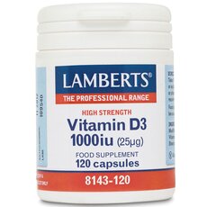 LAMBERTS Vitamin D3 1000iu (25μg) 120 Tablets