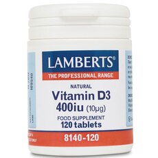 LAMBERTS Vitamin D3 400iu (10μg) 120 Tablets