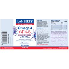  LAMBERTS Omega 3 for Kids, 100Caps, fig. 2 