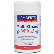 LAMBERTS Multi Guard For Kids Πολυβιταμινούχα Φόρμουλα για Παιδιά 4-14 Ετών 30 Tablets