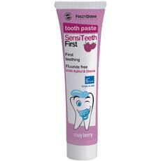  FREZYDERM Sensiteeth First Toothpaste Οδοντόκρεμα για την πρώτη οδοντοφυΐα, για βρέφη από 6 μηνών έως παιδιά 3 ετών 40ml, fig. 1 