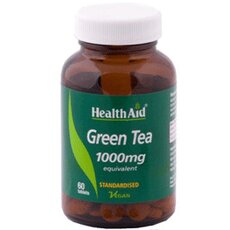 HEALTH AID Green Tea 1000mg Αντιοξειδωτική Δράση & Αδυνάτισμα 60 VegCaps
