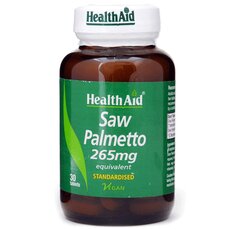  HEALTH AID Saw Palmetto Berry 265mg 30Tabs, fig. 1 