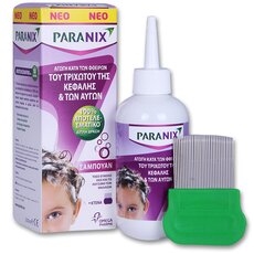 PARANIX Shampoo Εξαλείφει Ψείρες & Κόνιδες με μία Εφαρμογή 200ml
