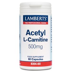 LAMBERTS Acetyl L Carnitine 500mg 60 Tabs