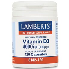 LAMBERTS Vitamin D3 4000iu (100μg) 120 Tablets