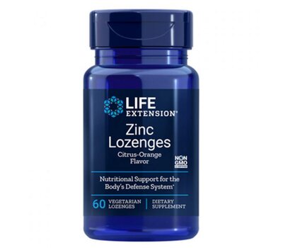  Life Extension Zinc Lozenges 24mg Για Ενίσχυση της Φυσικής Άμυνας του Οργανισμού 60 Lozenges, fig. 1 