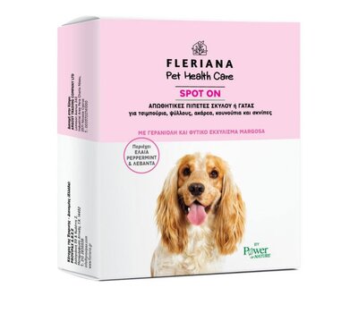  POWER HEALTH Fleriana Pet Health Spot Οn Αντιπαρασιτική Αμπούλα Σκύλου 5ml 3τμχ, fig. 1 