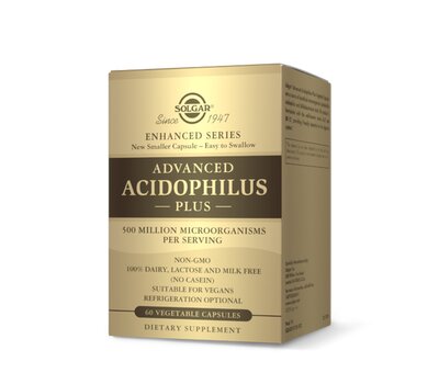  SOLGAR ADVANCED ACIDOPHILUS PLUS veg.caps 60s, fig. 1 