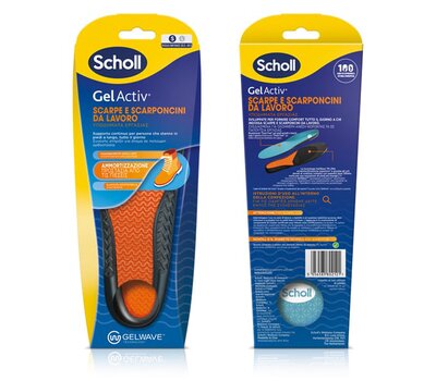  SCHOLL Gel Activ Work Πάτοι για Υποδήματα Εργασίας & Προστασία από τις Πιέσεις (Large No.40.5-46), fig. 1 