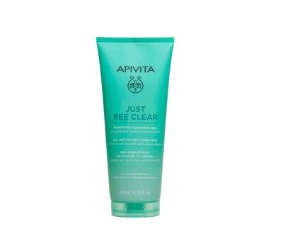  APIVITA Just Bee Clear Gel Καθαρισμού Με Πρόπολη AmC & Φυτικό Σαλικυλικό Οξύ 200ml., fig. 1 