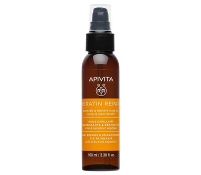  APIVITA Keratin Repair Λάδι Θρέψης & Επανόρθωσης για τα Μαλλιά 100ml, fig. 1 