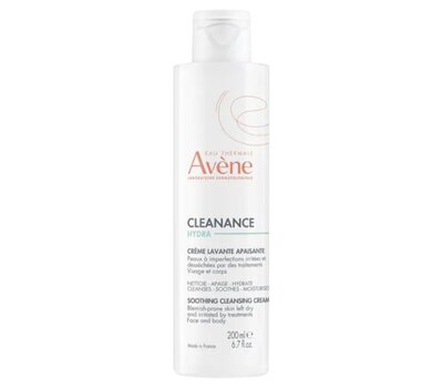  AVENE Cleanance Hydra Soothing Cleansing Cream Κρέμα Καθαρισμού για το Δέρμα υπό Ξηραντική Αγωγή, 200ml, fig. 1 