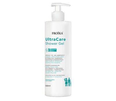  FROIKA UltraCare Shower Gel Αφρόλουτρο - Gel Καθαρισμού για Κανονικό προς Λιπαρό Δέρμα, 500ml, fig. 1 