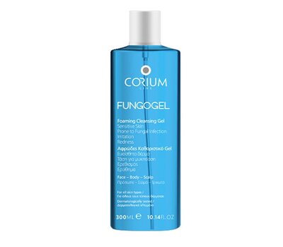  Corium Line Fungogel Foaming Cleansing Gel Αφρώδες Καθαριστικό Τζελ με Αντισηπτική & Μυκητοστατική Δράση, 300ml, fig. 1 