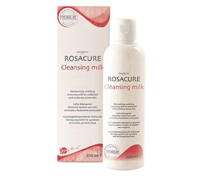  Synchroline Rosacure Cleansing Milk Γαλάκτωμα Καθαρισμού κατά των Ευρυαγγειών & της Ερυθρότητας, 200ml, fig. 1 