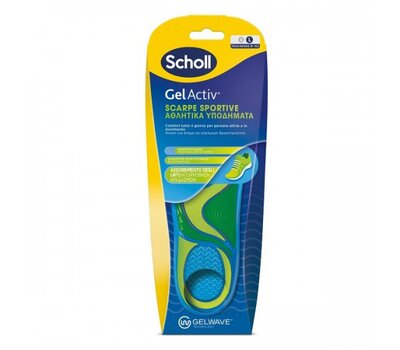  SCHOLL Gel Activ Πάτοι για Αθλητικά Υποδήματα & Απορρόφηση Κραδασμών (Νο 40-46.5), fig. 1 