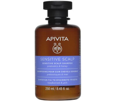  APIVITA Sensitive Scalp Shampoo Prebiotics & Honey Σαμπουάν για Ευαίσθητο Τριχωτό με Πρεβιοτικά & Μέλι, 250ml, fig. 1 