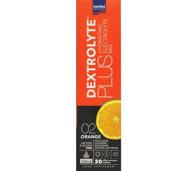  INTERMED Dextrolyte Plus Hydrating Electrolyte Mix 20 αναβράζοντα - 02 Orange, fig. 1 